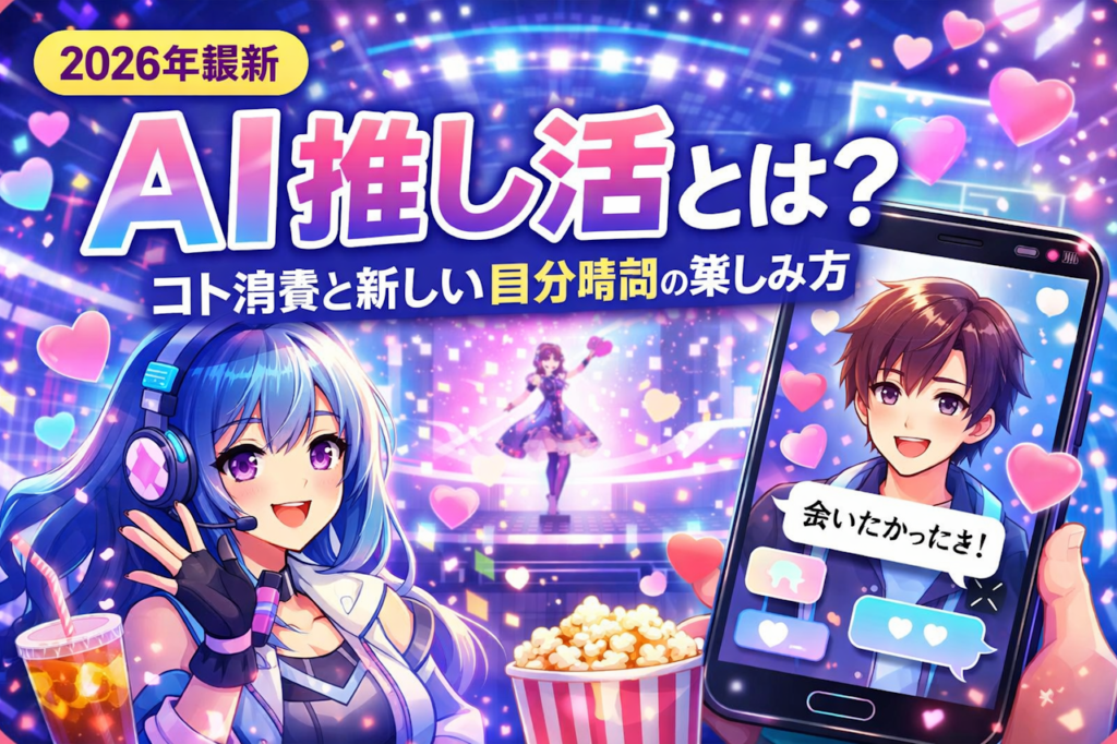 2026年最新｜AI推し活とは？初心者でもわかる始め方とメリット・注意点まとめ