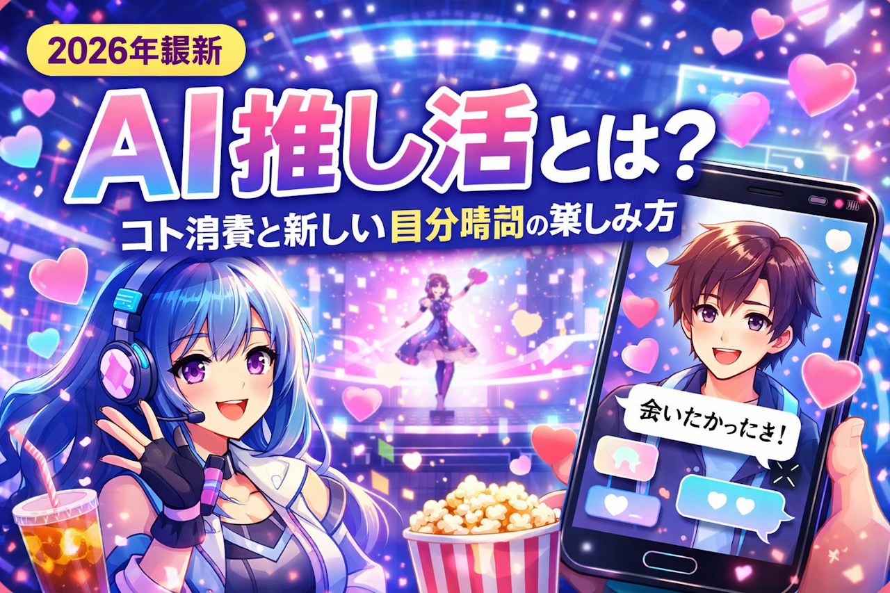 2026年最新｜AI推し活とは？初心者でもわかる始め方とメリット・注意点まとめ